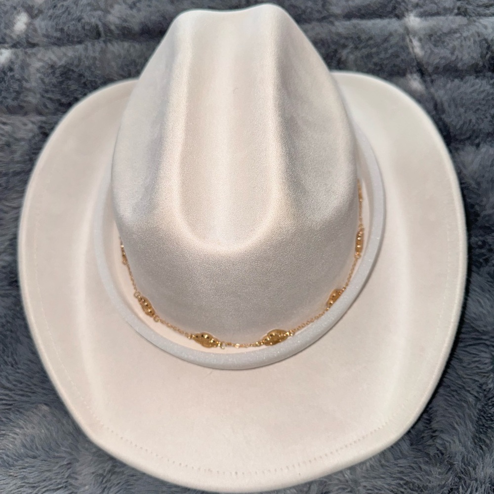 Cowboy Carter Hat with Gold Clover Accent🍀